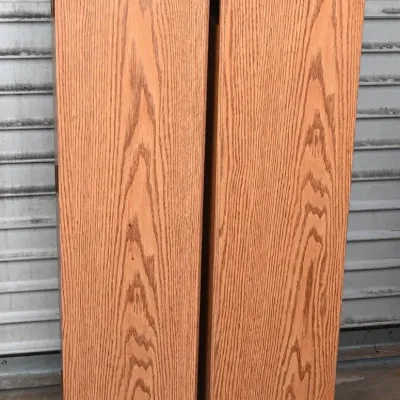 Sale Photo Thumbnail #313: Oak Finish 2-Door Storage Cabinet