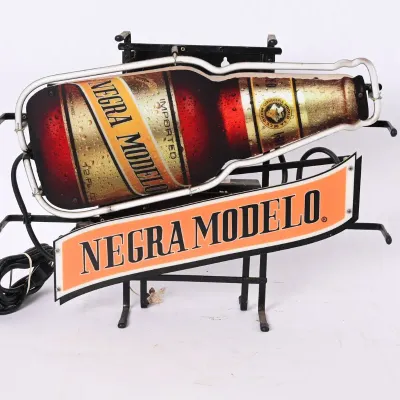Sale Photo Thumbnail #237: Negra Modelo Neon Bottle Sign