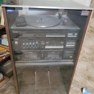 Sale Photo Thumbnail #14: Vintage Panasonic stereo rack system.