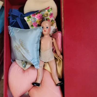 Sale Photo Thumbnail #46: Vintage small composition doll.