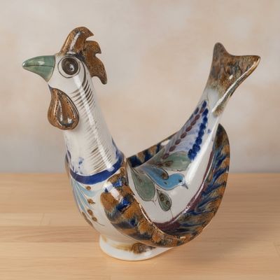 Sale Photo Thumbnail #204: Ken Edwards Tonala Pottery Rooster Figurine