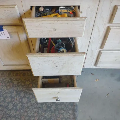 3 Drawers Of Garage Stuff 