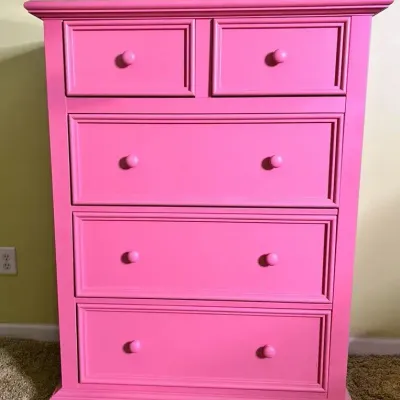Young American Hot Pink Chest of Drawers