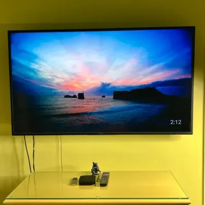 55-inch Sony TV With Remote & Apple TV 