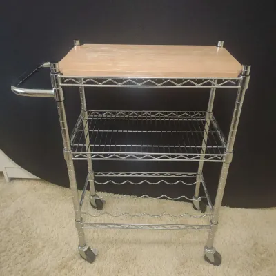 Kitchen Storage/Microwave Cart 