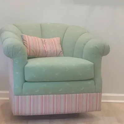 Vanguard Furniture Upholstered Swivel Rocker #2