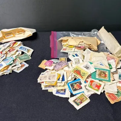 Large Vintage Worldwide Postage Stamp Collection