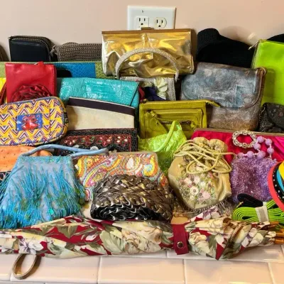 Bin Of Purses And Wallets