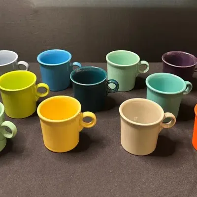 Fiesta Ware Homer Laughlin Coffee Mugs – 11 Assorted Colors