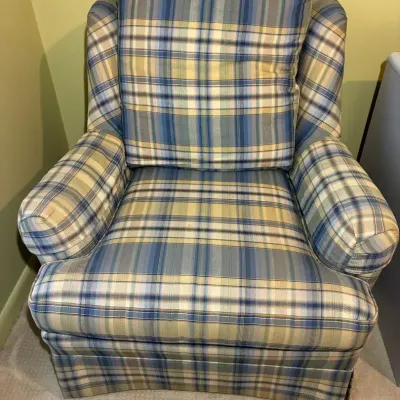 Traditional Custom Upholstered Armchair 