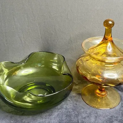 MCM Colored Glassware