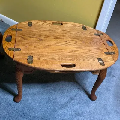Butler’s Tray Coffee Table - 32.5x24.5x16 Inches