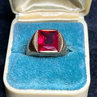 Men’s Art-deco Signet Ring