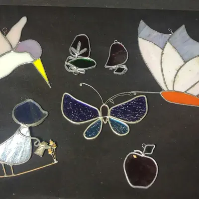 Stained Glass Decor Grouping