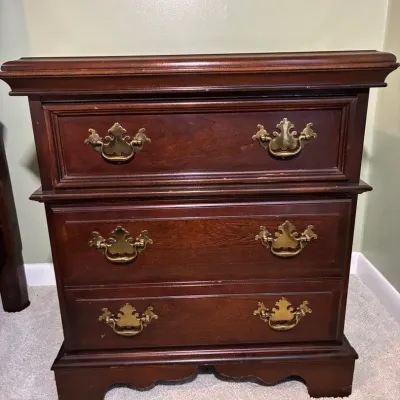 Dark Colored Night Stand