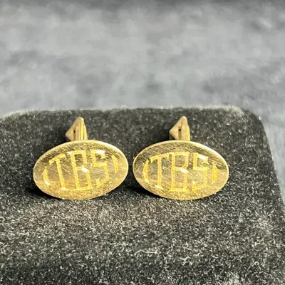 14K Cuff Links 