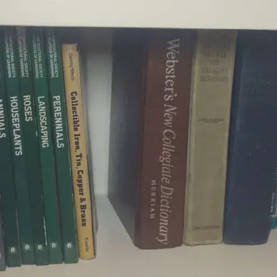 Reference And Educational Shelf Of Books