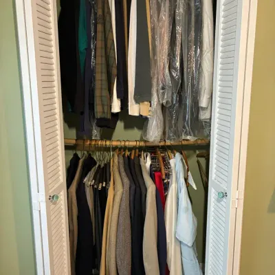 Closet Of Men’s Clothes