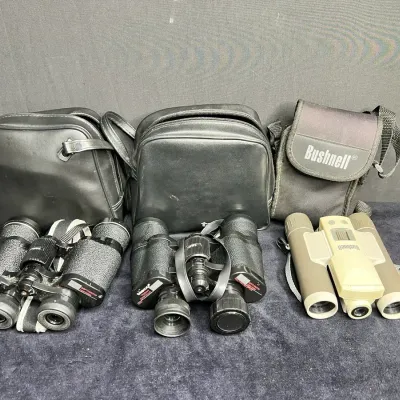 Three Pairs Of Binoculars 