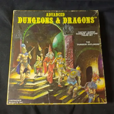 Dungeons And Dragons Figurines In Original Box