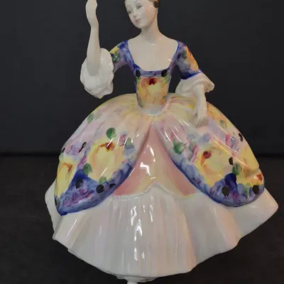 Sale Photo Thumbnail #5: Vintage 1978 Royal Doulton "Christine" #NB139 Figurine - 7½" Tall