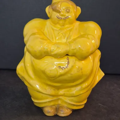 Sale Photo Thumbnail #35: 1940s Red Wing Pottery "Chef Pierre" Cookie Jar - 11" Tall