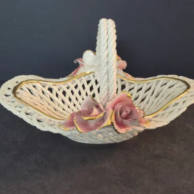 Sale Photo Thumbnail #24: MCM Capodimonte Rose Basket