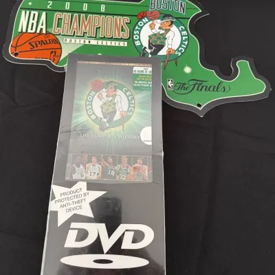 Boston Celtics 2008 NBA Champions DVD Lot - Dynasty Complete History Box Set & Signs