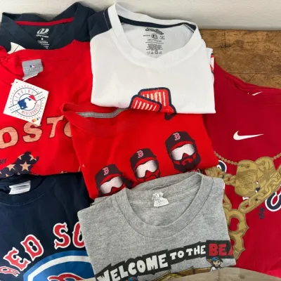 Lot of 6 Boston Red Sox MLB Men's T-Shirts – Vintage & Modern Graphic Tees