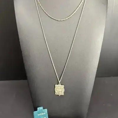 Sterling Silver Jewelry + (feat. Religious Pendant) (WH3)