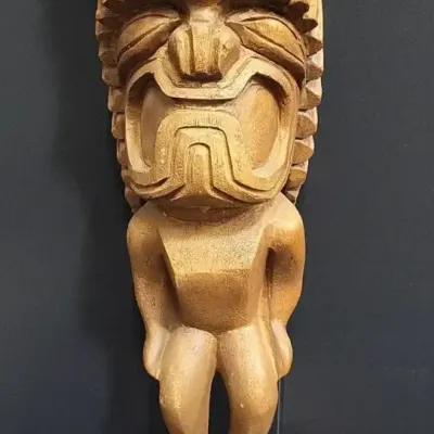 1960s-70s United Airlines Hawaii Tiki Display (WH5)