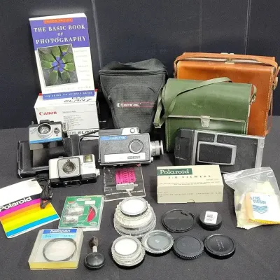 Vintage Cameras + (WH5)