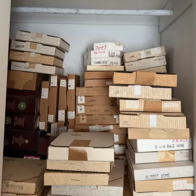 Large Mystery Collection of Collector Plates & Decorative Plate Boxes - Entire Closet Lot