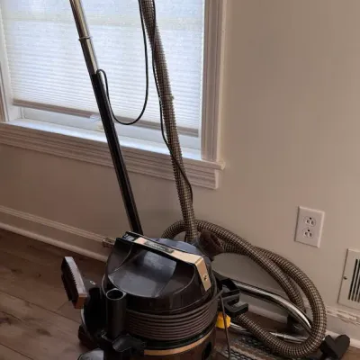 Vintage Rainbow Canister Vacuum Cleaner with Power Nozzle, Hose & Attachments