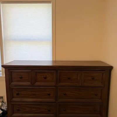 Legacy Classic Furniture 3-Piece Bedroom Set - 8-Drawer Dresser, Chest & Matching Mirror
