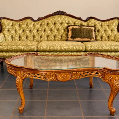 Sale Photo Thumbnail #2: Victorian parlor sets and French coffee table