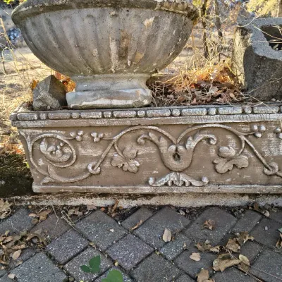 Sale Photo Thumbnail #11: Multiple cement planters and pots