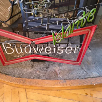 Sale Photo Thumbnail #49: Vintage Mexican restaurant welcome sign for Budweiser