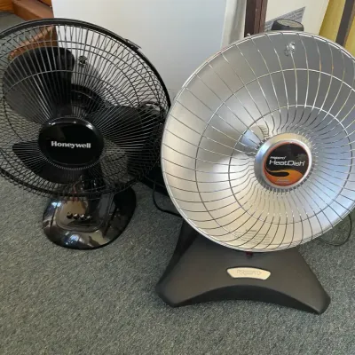 Space Heater And Table Fan