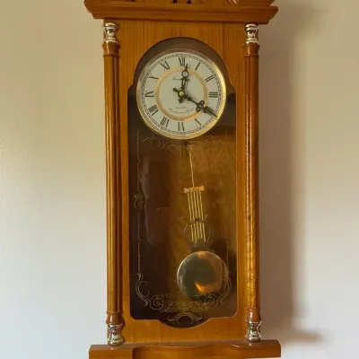 Regulator Wall Clock With Quartz Movement 