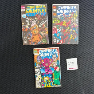 Lot of 6: the Infinity Gauntlet Comics