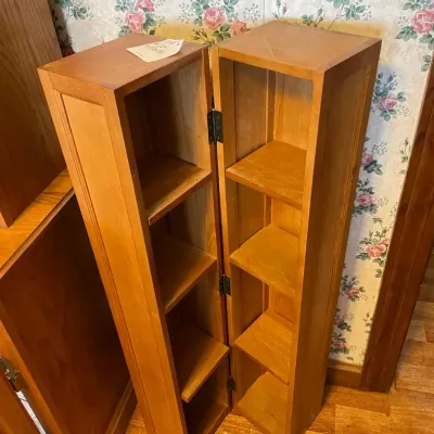 Wooden Folding DVD Storage