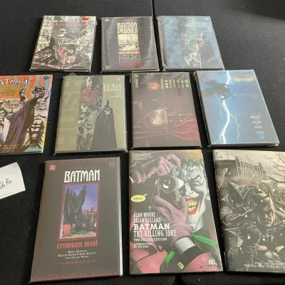 Lot Of 10 Bound Comic Books Of Batman