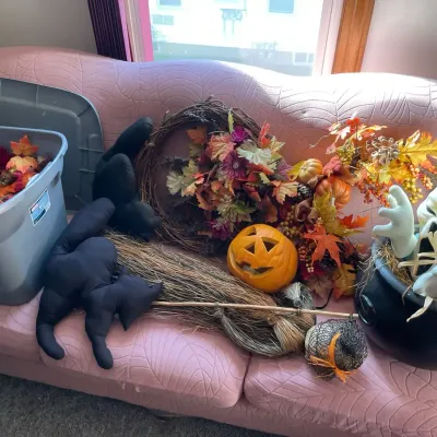 Lot Of Halloween Decorations 