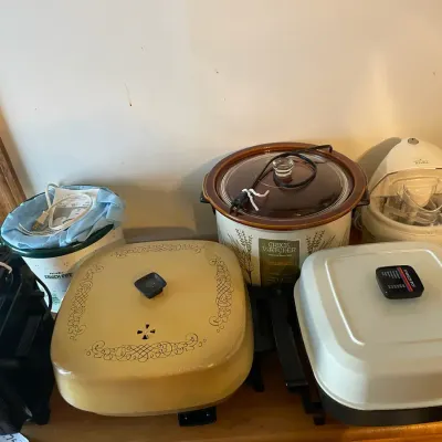 Lot Of Various Kitchen Appliances