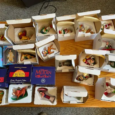 Lot Of Disney Ornaments With Original Boxes