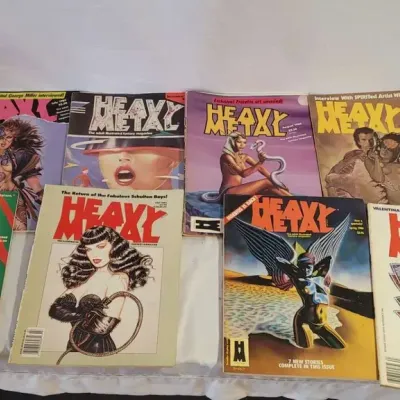 Lot of 10 Vintage Heavy Metal Magazines 2 of 3