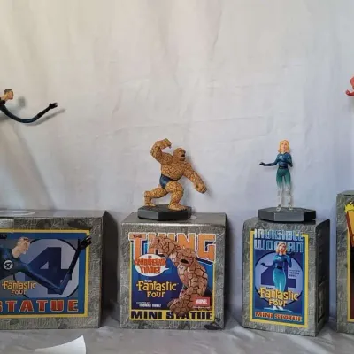 Marvel Fantastic Four Mini Statues with Boxes