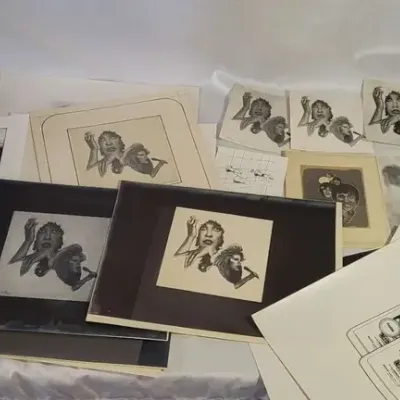 Lot of Miscellaneous Vintage Prints - Advertising, Stevie Nicks, Baseball, Cartoons