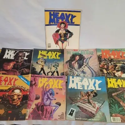 13 Vintage Heavy Metal Magazines
